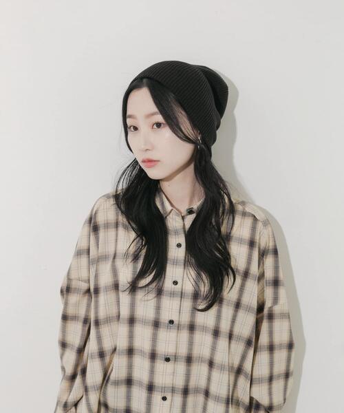 SMELLY（スメリー）の「ルーズビーニー（ニットキャップ/ビーニー・レディース・ブラック/グレー/アイボリー・-）」の14枚目の写真