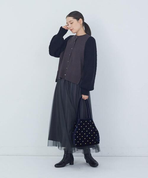 ADIEU TRISTESSE（アデュートリステス）の「星空刺繍バッグ（トートバッグ・レディース・ネイビー/ベージュ系その他・FREE）」の14枚目の写真