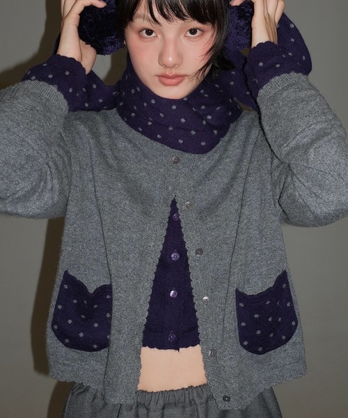 セール】【4色展開】チョコミントカラーあり フェイクレイヤード