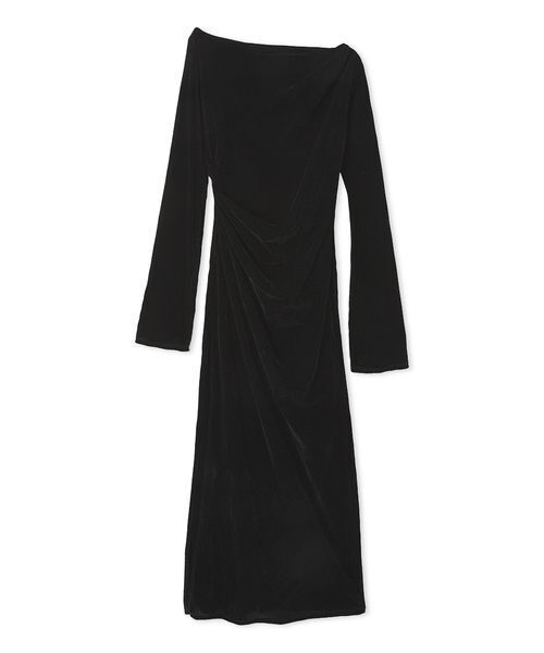 フロッキーベロアドレープドレス（ワンピース）｜SNIDEL