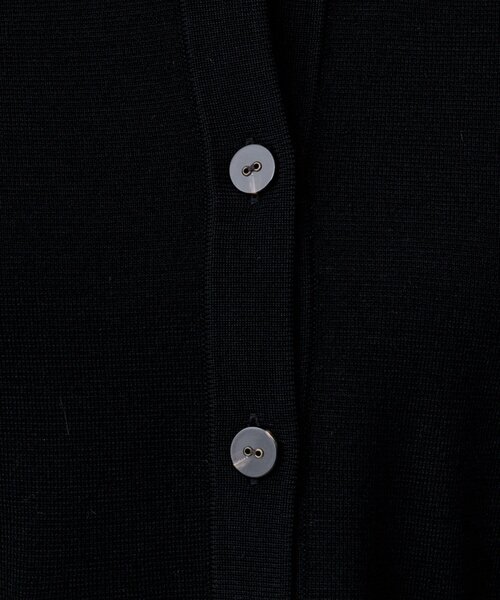 UNTITLED（アンタイトル）の「【アンサンブル可/ジャケット風】ウールミラノリブカーディガン（カーディガン/ボレロ・レディース・ブラック/ホワイト系7/ブラック系4/ベージュ系4・00/02/04/44/48）」の11枚目の写真