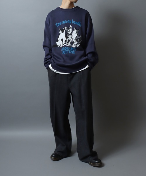 ANPAS（アンパス）の「Animal Jacquard Knit Pullover/アニマル ジャガード ニット セーター（ニット/セーター・メンズ・ブラウン/ホワイト/ネイビー/ブラック・M/L）」の12枚目の写真