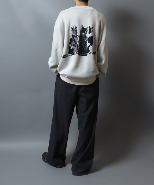 ANPAS（アンパス）の「Animal Jacquard Knit Pullover/アニマル ジャガード ニット セーター（ニット/セーター・メンズ・ブラウン/ホワイト/ネイビー/ブラック・M/L）」の14枚目の写真