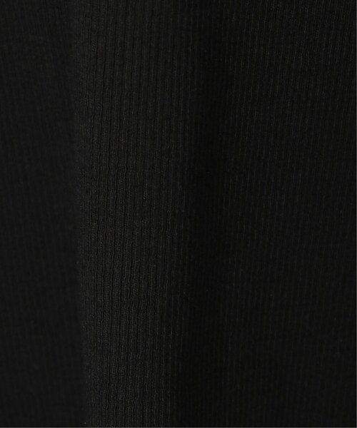 notch.(ノッチ)の「テレコネックデザインロンT(Tシャツ/カットソー・レディース・ブラック/アイボリー/グレー・M)」の9枚目の写真