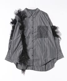 MAISON BREEZE reveur | 【MAISON BREEZE reveur】チュールレイヤードシャツ trc(シャツ/ブラウス)