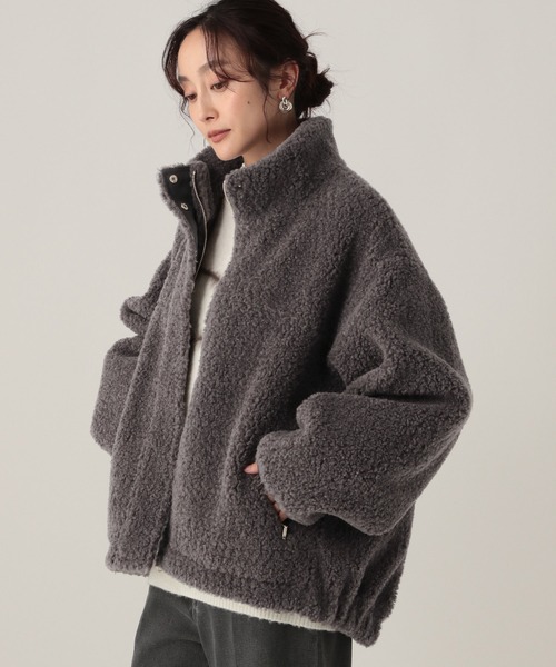 スタンドボアブルゾン/598143（その他アウター）｜Elura（エルーラ）の