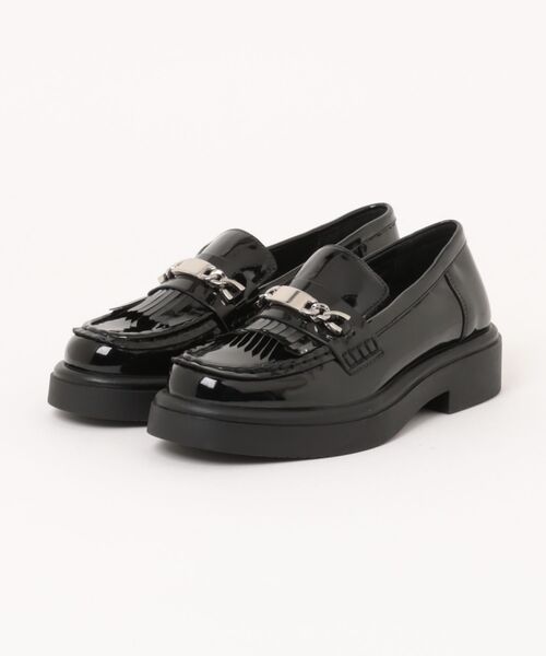 Round About（Bridget Birkin）（ラウンド アバウト）の「【Round About】チェーンビットタッセルローファー(451600)（ローファー・レディース・ブラック系その他・38/37/39/36）」の4枚目の写真