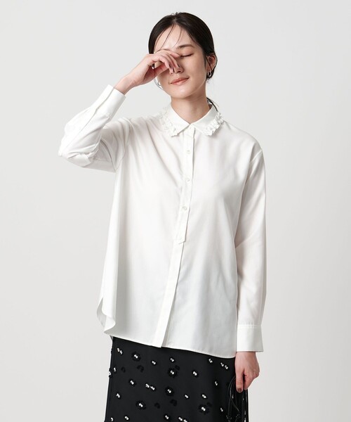 ミニフリルシャツ‐ウォッシャブル‐（シャツ/ブラウス）｜UNITED ARROWS