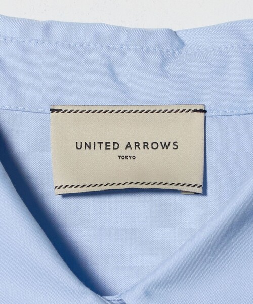 UNITED ARROWS（ユナイテッドアローズ）の「ミニフリルシャツ‐ウォッシャブル‐（シャツ/ブラウス・レディース・オフホワイト/ライトブルー/ベージュ/その他7/ネイビー・FREE）」の10枚目の写真