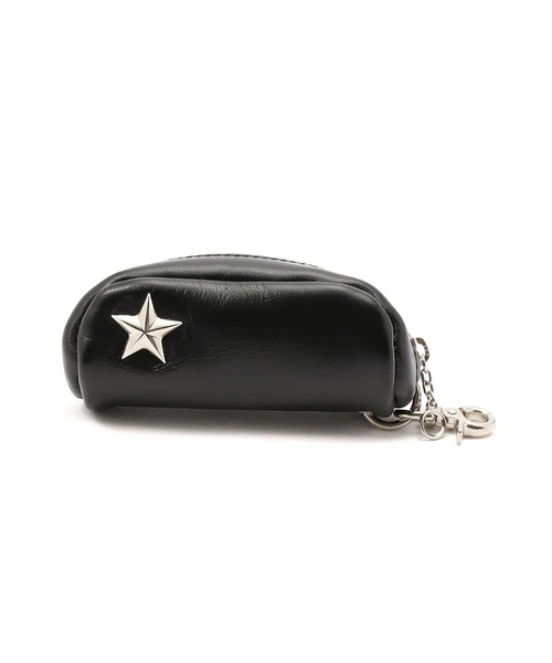 schott(ショット)の「Schott/ショット ONE STAR KEY CASE キーケース(キーケース/キーアクセサリー・メンズ・ブラック・FREE)」の4枚目の写真