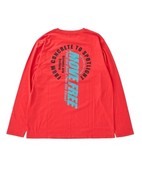 GLAZOS（グラソス）の「【プチプラ】バックサークルロゴ長袖Tシャツ（Tシャツ/カットソー・キッズ・ライトグレー/ホワイト/ブルー/ネイビー/オレンジ/ブラック・160cm/150cm/180cm/170cm）」の13枚目の写真