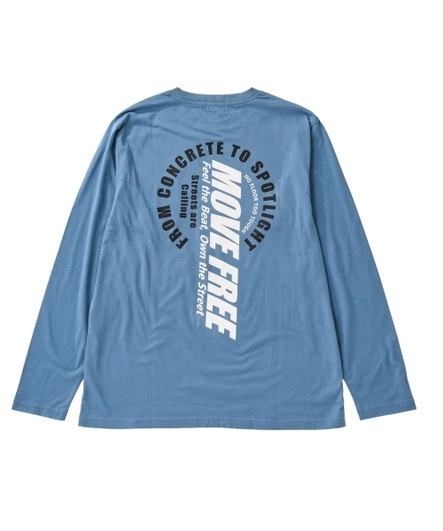 GLAZOS（グラソス）の「【プチプラ】バックサークルロゴ長袖Tシャツ（Tシャツ/カットソー・キッズ・ライトグレー/ホワイト/ブルー/ネイビー/オレンジ/ブラック・160cm/150cm/180cm/170cm）」の14枚目の写真