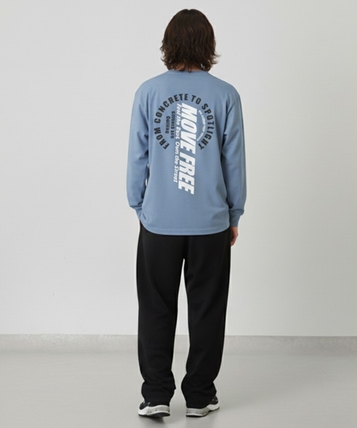 GLAZOS（グラソス）の「【プチプラ】バックサークルロゴ長袖Tシャツ（Tシャツ/カットソー・キッズ・ライトグレー/ホワイト/ブルー/ネイビー/オレンジ/ブラック・160cm/150cm/180cm/170cm）」の20枚目の写真