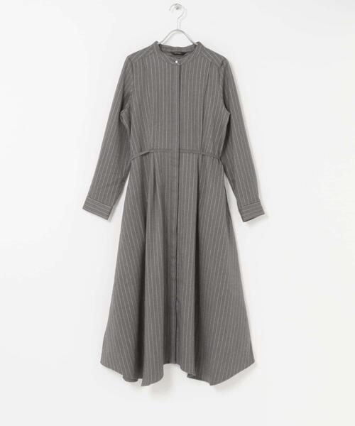 URBAN RESEARCH ROSSO WOMEN（アーバンリサーチ　ロッソ）の「『WEB限定』イレギュラーヘムワンピース（ワンピース・レディース・ネイビー/ブラウン/グレー・FREE）」の20枚目の写真