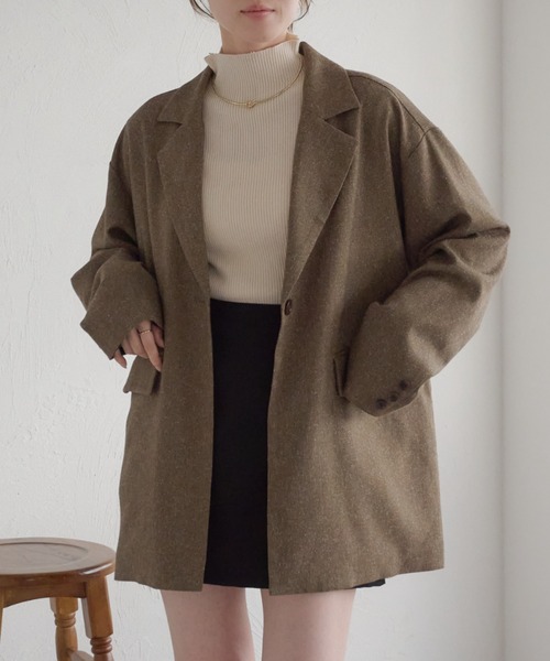 セール】オーバーシルエットテーラードジャケット（テーラード