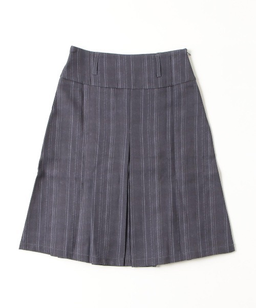 Vini(ヴィニ)の「【Vini】ストライプ プリーツ ミディスカート(スカート・レディース・グレー系その他・LARGE/SMALL/MEDIUM)」の11枚目の写真