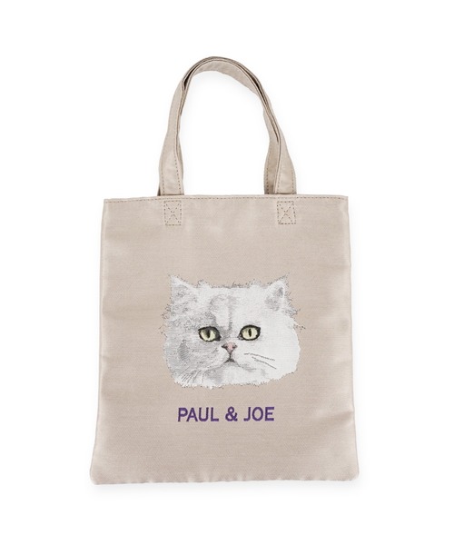 PAUL & JOE ACCESSOIRES(ポールアンドジョーアクセソワ)の「ポール & ジョー アクセソワ ジャガードミニバッグ(トートバッグ・レディース・ピンク/ベージュ/グリーン/ミント/パープル・FREE)」の1枚目の写真