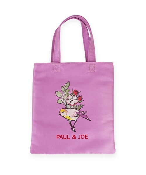 PAUL & JOE ACCESSOIRES(ポールアンドジョーアクセソワ)の「ポール & ジョー アクセソワ ジャガードミニバッグ(トートバッグ・レディース・ピンク/ベージュ/グリーン/ミント/パープル・FREE)」の4枚目の写真