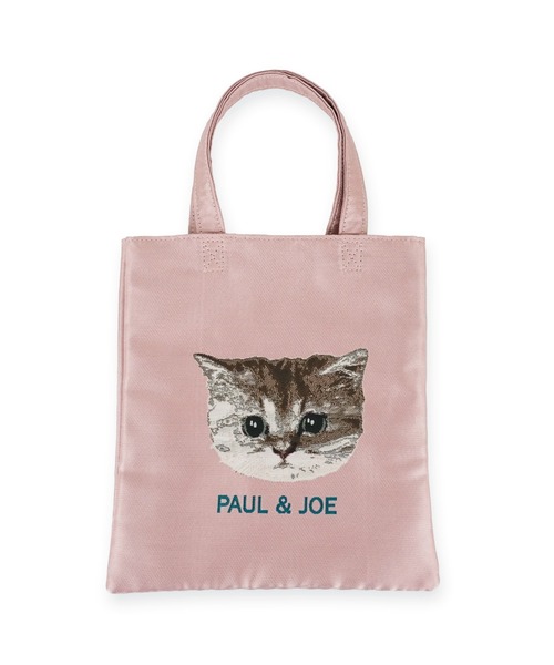 PAUL & JOE ACCESSOIRES(ポールアンドジョーアクセソワ)の「ポール & ジョー アクセソワ ジャガードミニバッグ(トートバッグ・レディース・ピンク/ベージュ/グリーン/ミント/パープル・FREE)」の5枚目の写真