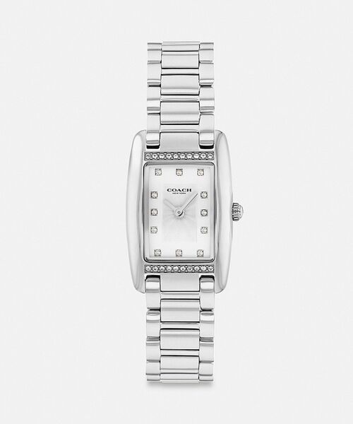 COACH(コーチ)の「リーズ ウォッチ・20MM X 30MM(アナログ腕時計・レディース・シルバー系その他・ONE)」の2枚目の写真