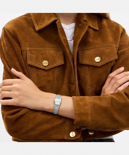 COACH(コーチ)の「リーズ ウォッチ・20MM X 30MM(アナログ腕時計・レディース・シルバー系その他・ONE)」の4枚目の写真