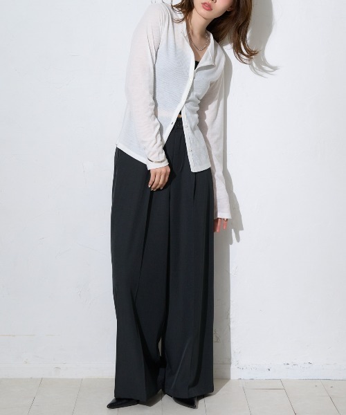 model：163cm / size：F