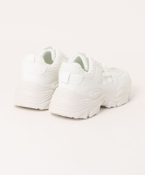 WESTBOY(ウエストボーイ)の「厚底 ワントーンスニーカー WO25W2SH02【WB ORIGINALS】【2025AW】(スニーカー・メンズ・ホワイト/ブラック・41/44/43/42)」の13枚目の写真