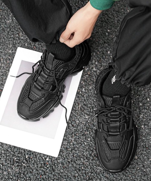 WESTBOY(ウエストボーイ)の「厚底 ワントーンスニーカー WO25W2SH02【WB ORIGINALS】【2025AW】(スニーカー・メンズ・ホワイト/ブラック・41/44/43/42)」の5枚目の写真