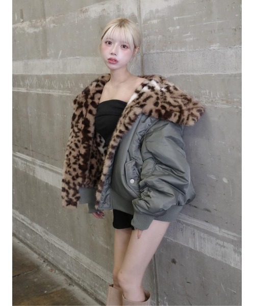 Darichロゴガーメント＆DDロゴベロアハンガー付き】アニマルファーN2B