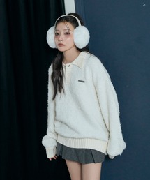 ANDGEEBEE | UNISEX ルーズポロニット(ニット/セーター)