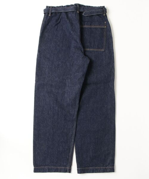 YOKO SAKAMOTO】 BELTED TROUSERS（デニムパンツ）｜yoko sakamoto