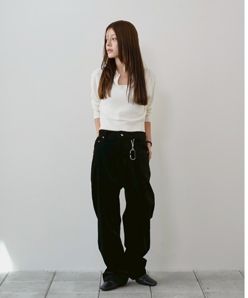 Layered Polo Knit（ニット/セーター）｜TODAYFUL（トゥデイフル）の