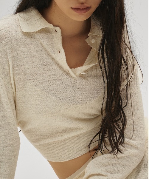 Layered Polo Knit（ニット/セーター）｜TODAYFUL（トゥデイフル）の