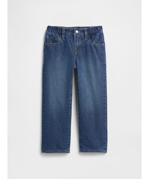 GAP(ギャップ)の「babyGap オリジナルストレート あったか裏地付きデニム(デニムパンツ・キッズ・インディゴブルー・70cm/80cm/90cm/95cm/100cm/105cm/110cm)」の1枚目の写真