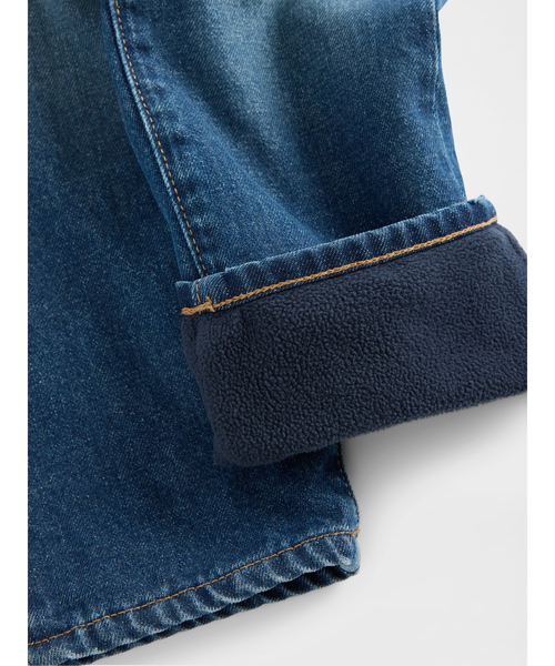 GAP(ギャップ)の「babyGap オリジナルストレート あったか裏地付きデニム(デニムパンツ・キッズ・インディゴブルー・70cm/80cm/90cm/95cm/100cm/105cm/110cm)」の3枚目の写真