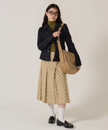 TINA：JOJUN（ティーナジョジュン）の「ドット柄 プリーツスカート TINA：JOJUN（スカート）」