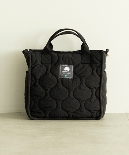 SCANDINAVIAN FOREST（スカンジナビアン・フォレスト）の「キルティング2wayトートバッグ（トートバッグ・レディース・グレー/グリーン系その他/ブラック・FREE）」の13枚目の写真