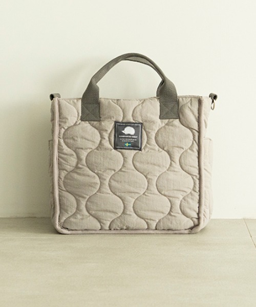 SCANDINAVIAN FOREST（スカンジナビアン・フォレスト）の「キルティング2wayトートバッグ（トートバッグ・レディース・グレー/グリーン系その他/ブラック・FREE）」の14枚目の写真