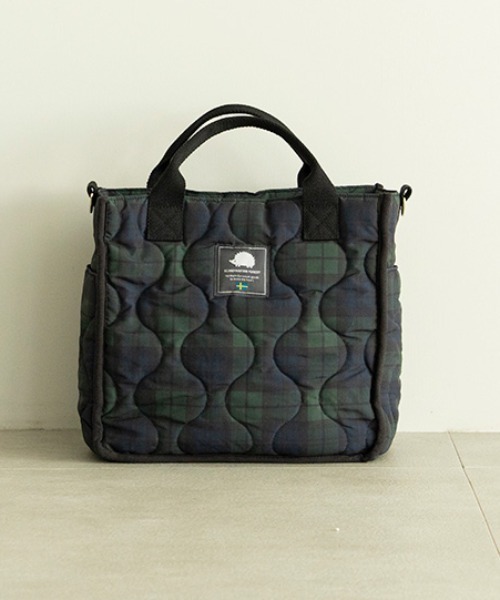 SCANDINAVIAN FOREST（スカンジナビアン・フォレスト）の「キルティング2wayトートバッグ（トートバッグ・レディース・グレー/グリーン系その他/ブラック・FREE）」の15枚目の写真