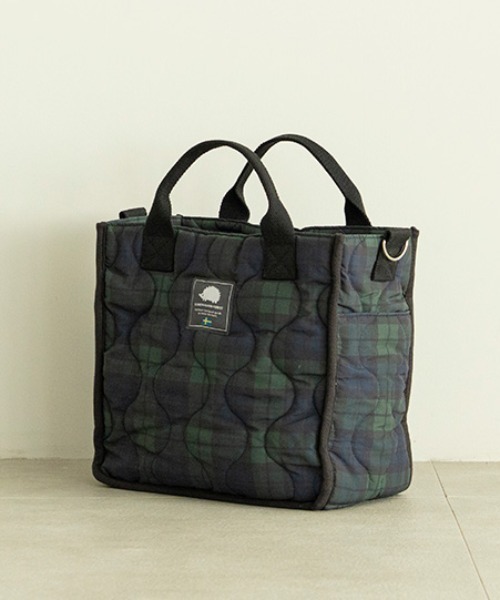 SCANDINAVIAN FOREST（スカンジナビアン・フォレスト）の「キルティング2wayトートバッグ（トートバッグ・レディース・グレー/グリーン系その他/ブラック・FREE）」の16枚目の写真