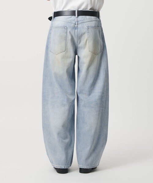 MONKEY TIME（モンキータイム）の「デニム ローライズ バギー パンツ（デニムパンツ・メンズ・ブラック/ライトブルー・S/M/L）」の7枚目の写真