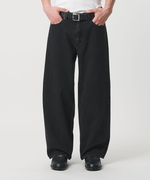 MONKEY TIME（モンキータイム）の「デニム ローライズ バギー パンツ（デニムパンツ・メンズ・ブラック/ライトブルー・S/M/L）」の11枚目の写真