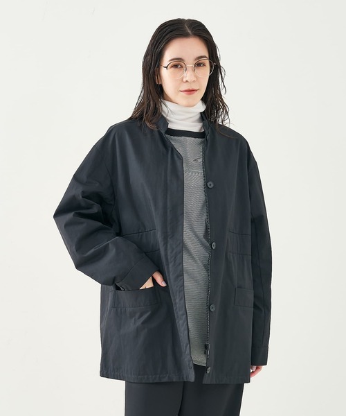 collex（コレックス）の「ギャザージップアップブルゾン（ブルゾン・レディース・ダークベージュ/ブラック・フリー）」の13枚目の写真