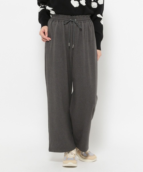 FOUND GOOD（ファウンドグッド）の「ジャガードイージーパンツ（その他パンツ・レディース・グレー系/グリーン系8/アイボリー/ブラック/グレー系8/ブラウン系8・M/S/L）」の4枚目の写真