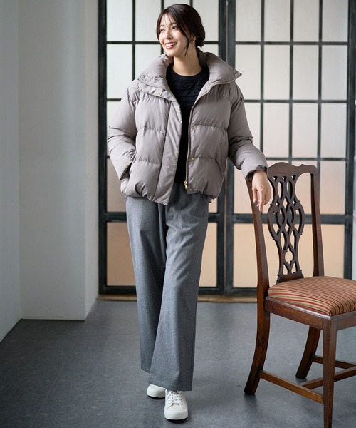 FOUND GOOD（ファウンドグッド）の「ジャガードイージーパンツ（その他パンツ・レディース・グレー系/グリーン系8/アイボリー/ブラック/グレー系8/ブラウン系8・M/S/L）」の12枚目の写真