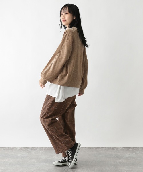 FOUND GOOD（ファウンドグッド）の「ジャガードイージーパンツ（その他パンツ・レディース・グレー系/グリーン系8/アイボリー/ブラック/グレー系8/ブラウン系8・M/S/L）」の18枚目の写真