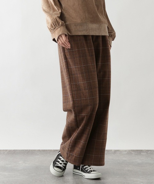 FOUND GOOD（ファウンドグッド）の「ジャガードイージーパンツ（その他パンツ・レディース・グレー系/グリーン系8/アイボリー/ブラック/グレー系8/ブラウン系8・M/S/L）」の19枚目の写真