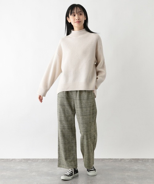 FOUND GOOD（ファウンドグッド）の「ジャガードイージーパンツ（その他パンツ・レディース・グレー系/グリーン系8/アイボリー/ブラック/グレー系8/ブラウン系8・M/S/L）」の21枚目の写真