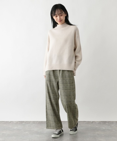 FOUND GOOD（ファウンドグッド）の「ジャガードイージーパンツ（その他パンツ・レディース・グレー系/グリーン系8/アイボリー/ブラック/グレー系8/ブラウン系8・M/S/L）」の22枚目の写真