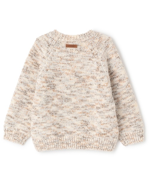 petit main(プティマイン)の「【ウォッシャブル】MIX糸ニット(ニット/セーター・キッズ・ベージュ/ブルー・M/L/S)」の9枚目の写真
